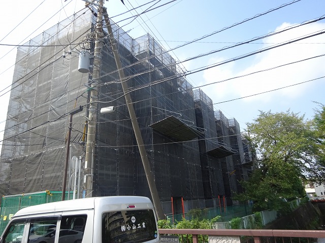 Ａ住宅改修足場仮設工事