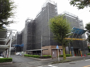 Ｒマンション大規模改修足場仮設工事