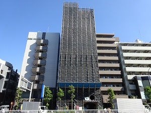 Ｂマンション大規模改修足場仮設工事