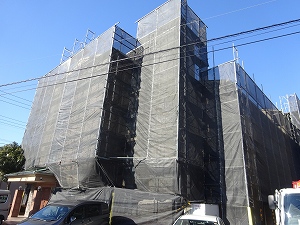 Ｔマンション大規模改修足場仮設工事