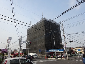 Kビル大規模改修足場仮設工事
